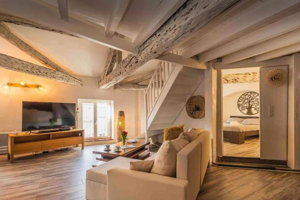 Appartement Cocooning, Climatise, Au Coeur D'אז'ן מראה חיצוני תמונה