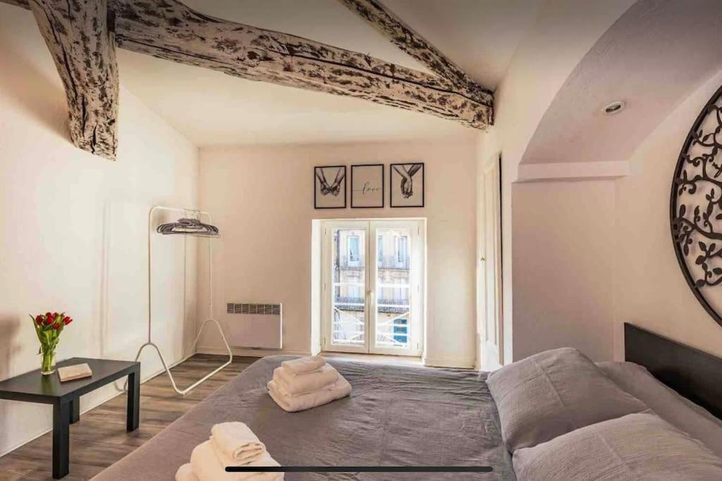 Appartement Cocooning, Climatise, Au Coeur D'אז'ן מראה חיצוני תמונה