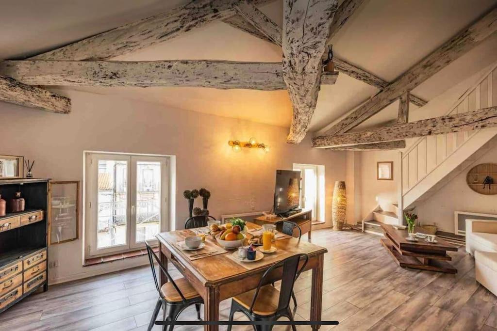 Appartement Cocooning, Climatise, Au Coeur D'אז'ן מראה חיצוני תמונה
